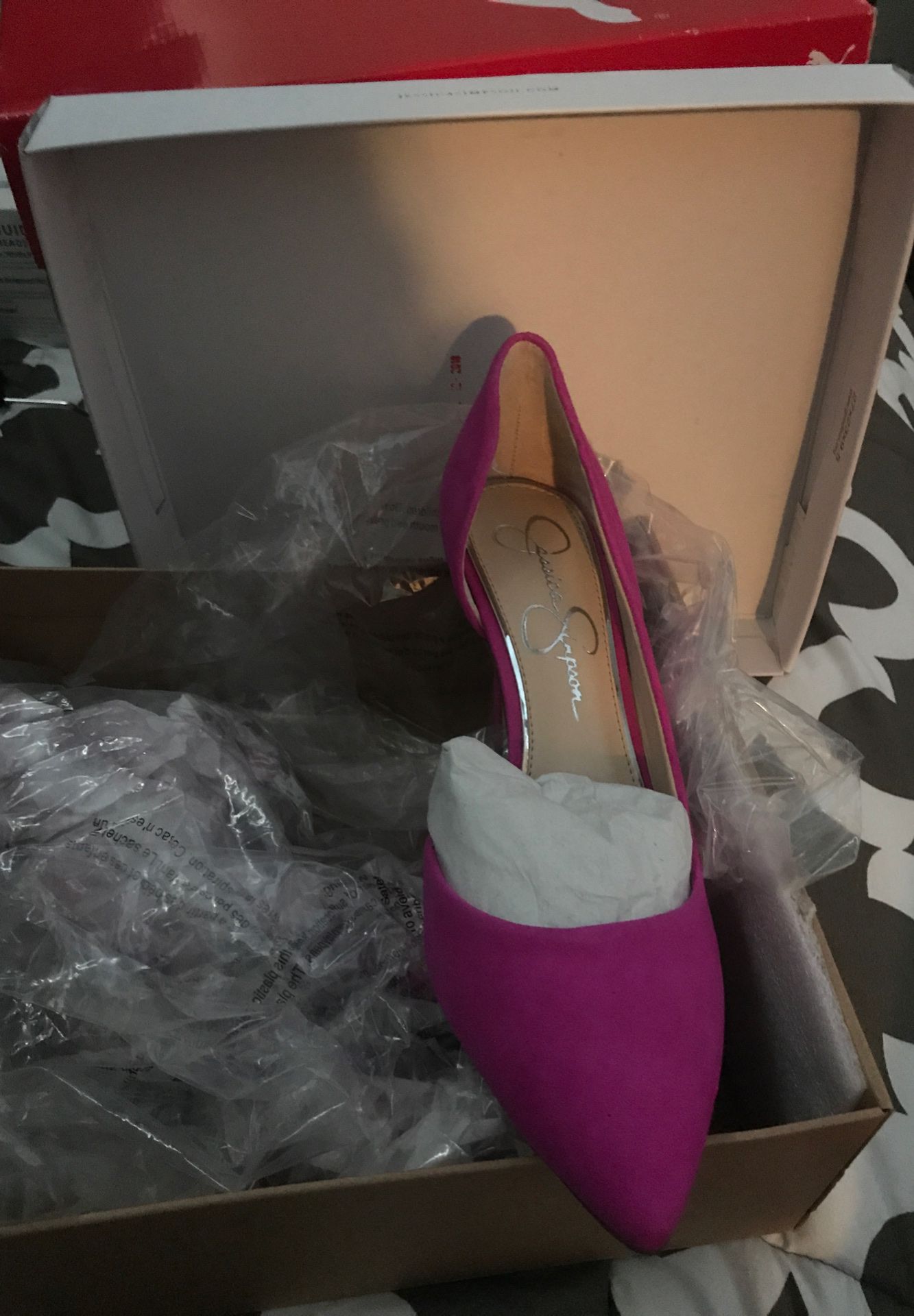 Jessica Simpson Hot Pink heels