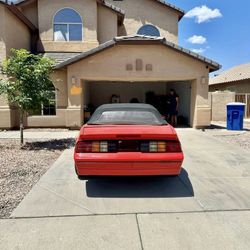 Chevy Camaro Irock Convertible Red 90’