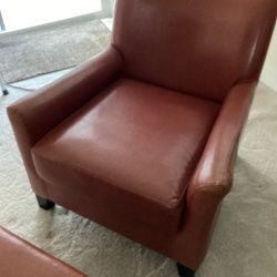 Side Chair and Ottoman