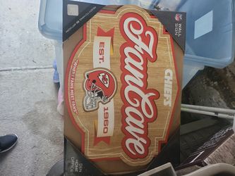 Chiefs 3D Wall Sign 