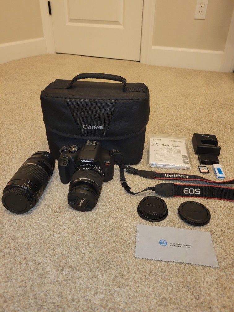 Canon EOS Rebel T7 DSLR Camera