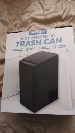 Trash can motion sensor