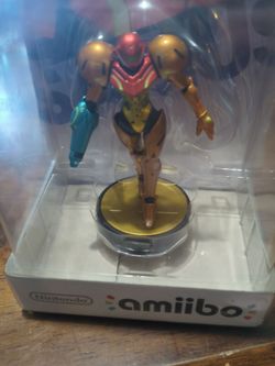 Nintendo Samus Amiibo Figure in Box