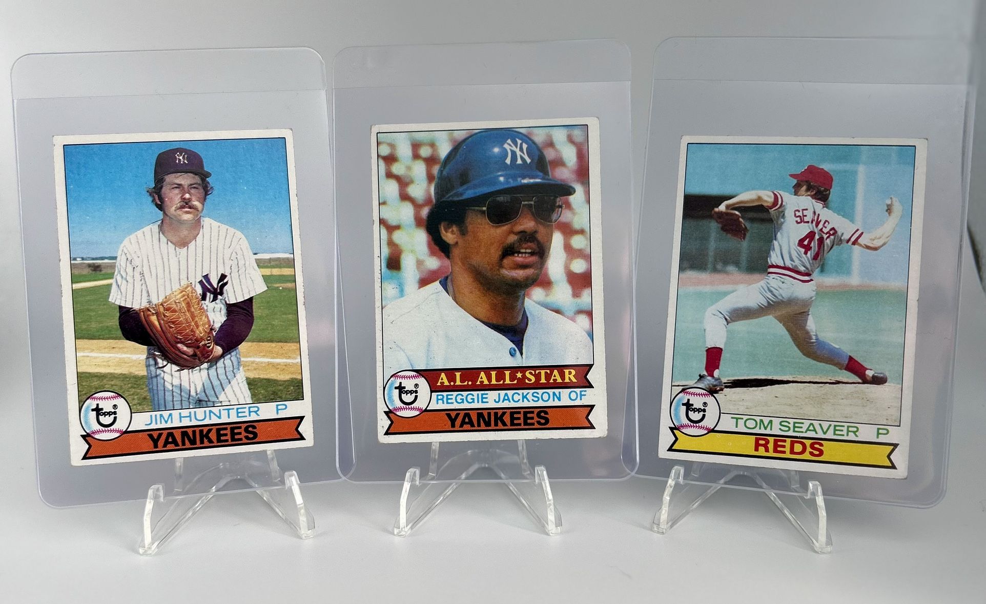 15 - 1978 and 1979 Topps Baseball Cards.