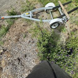 Sailboat Handcrafted with 2 Hp Johnson Motor and Trailer