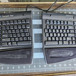 Kinesis Freestyle 2 Blue Split Ergonomic Keyboard Bluetooth 