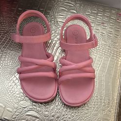 Pink Sandals Girl Size 11