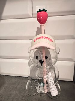 Starbucks Bear Cup 🍓🧸