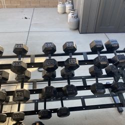 Weights With Rack