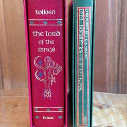 The Lord of the Rings, 1993 Collector's Edition +The Hobbit 1997 hardcover books with slip cases. $125 for both