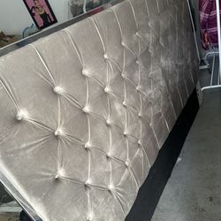 King mattress, headboard, frame