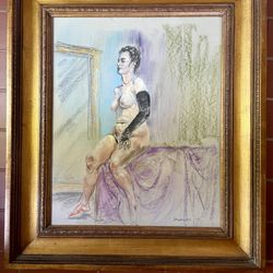 original Hand Painting Naked Women 29x25