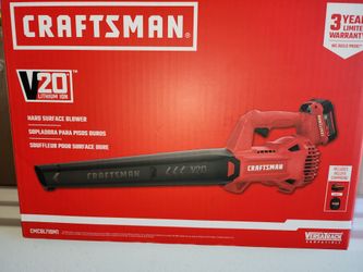 Brand New Craftsman Leaf Blower With Battery & Charger