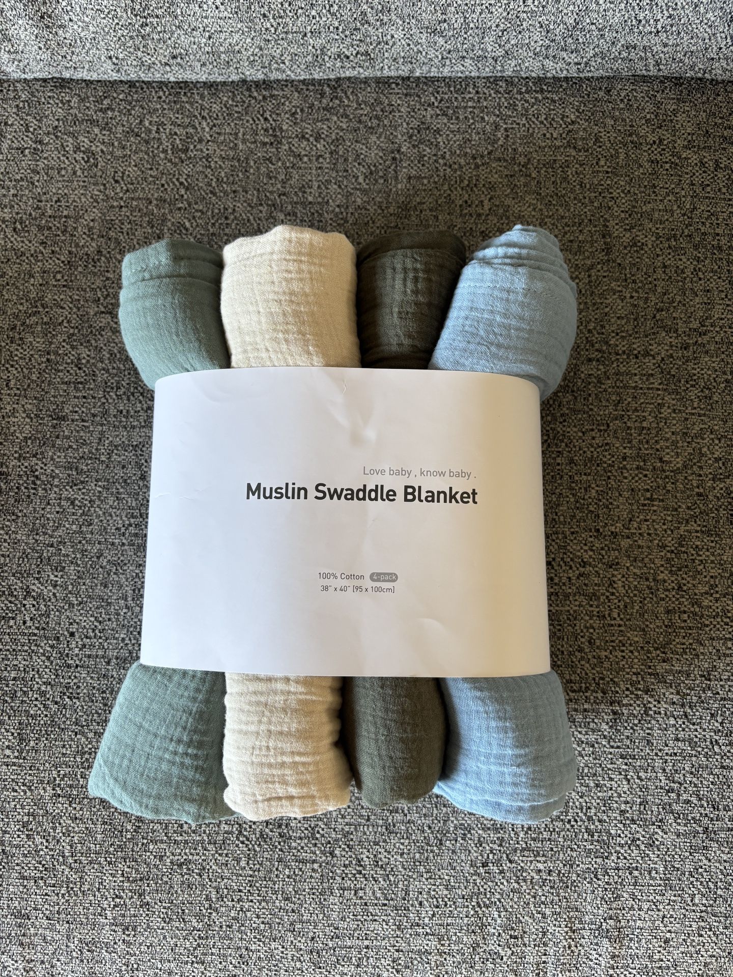 BABY Muslin Swaddle Blankets