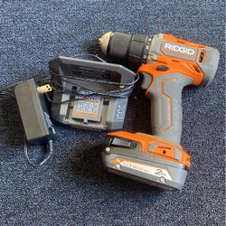 Ridgid Drill Battery And Charger