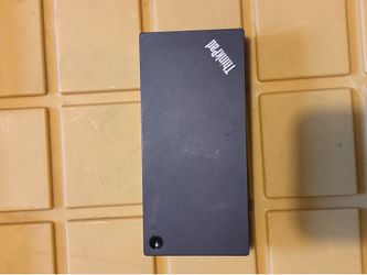 Lenovo ThinkPad USB-C Dock Gen 2 (ask for cables)