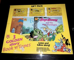 3 Golden Story Books and Cassette Tapes. Unopened.  Excellent Condition