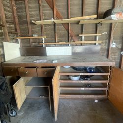 Free Tool Cabinet And Metal Shelves