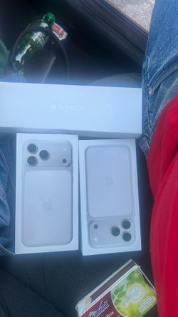 iPhone 17 pro max silver x2 and Apple Watch sealed  new