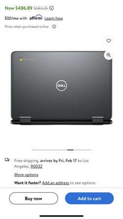 DELL CHROMEBOOK LAPTOP