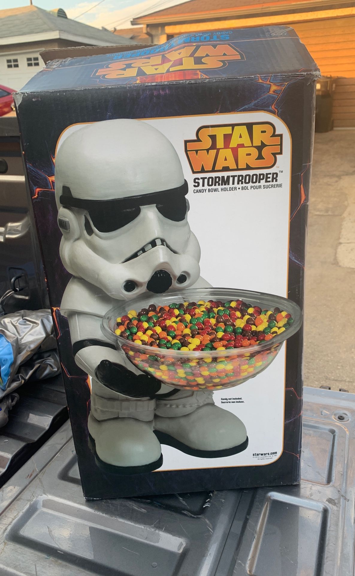 Stormtrooper candy bowl holder