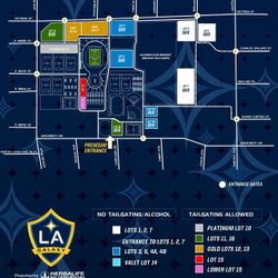 LA Galaxy Gold Parking Vs. San Miguelito 