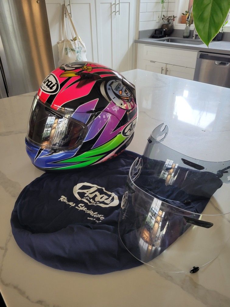 areie motorcycle helmets Arai Regent-X Stars & Stripes Full Face Helmet Option:7