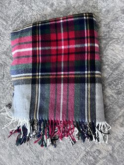 TARTAN PLAID HOME ACCENT THROW BLANKET 