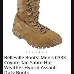  Army/Air Force Tactical belleville boots sabre C333