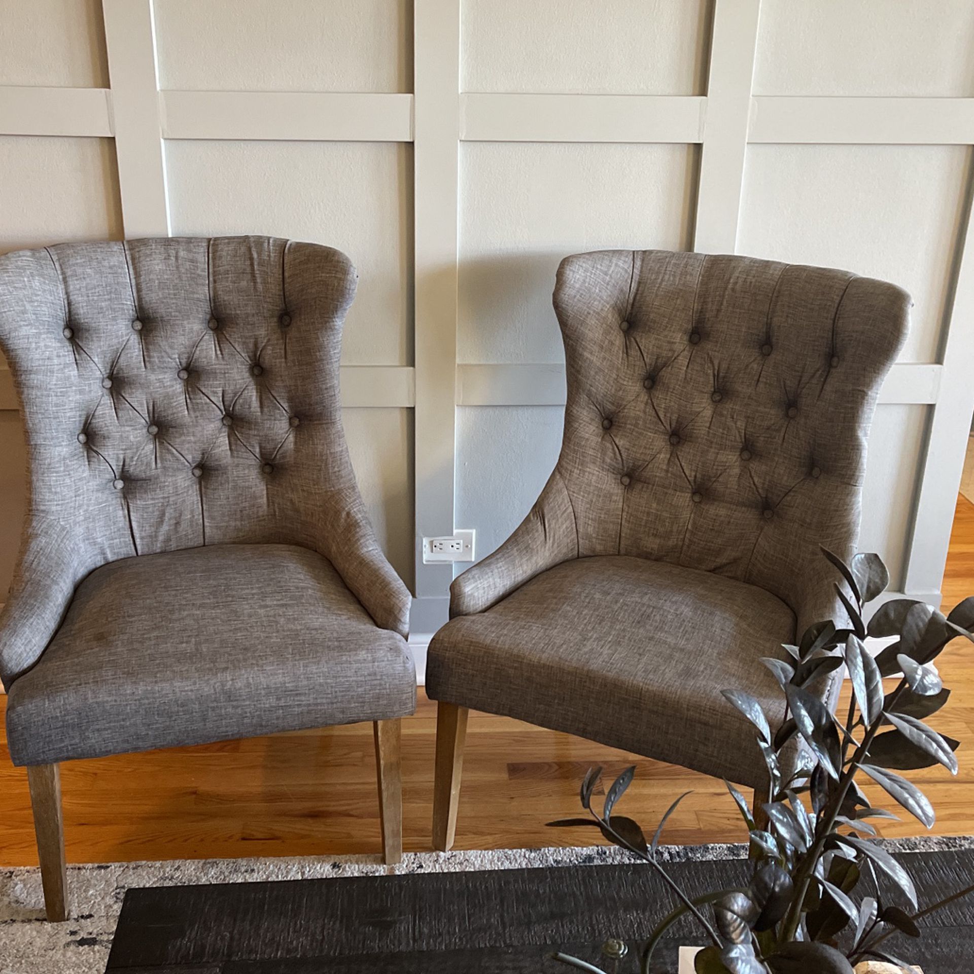 Two End / Accent Wing Back Chairs 