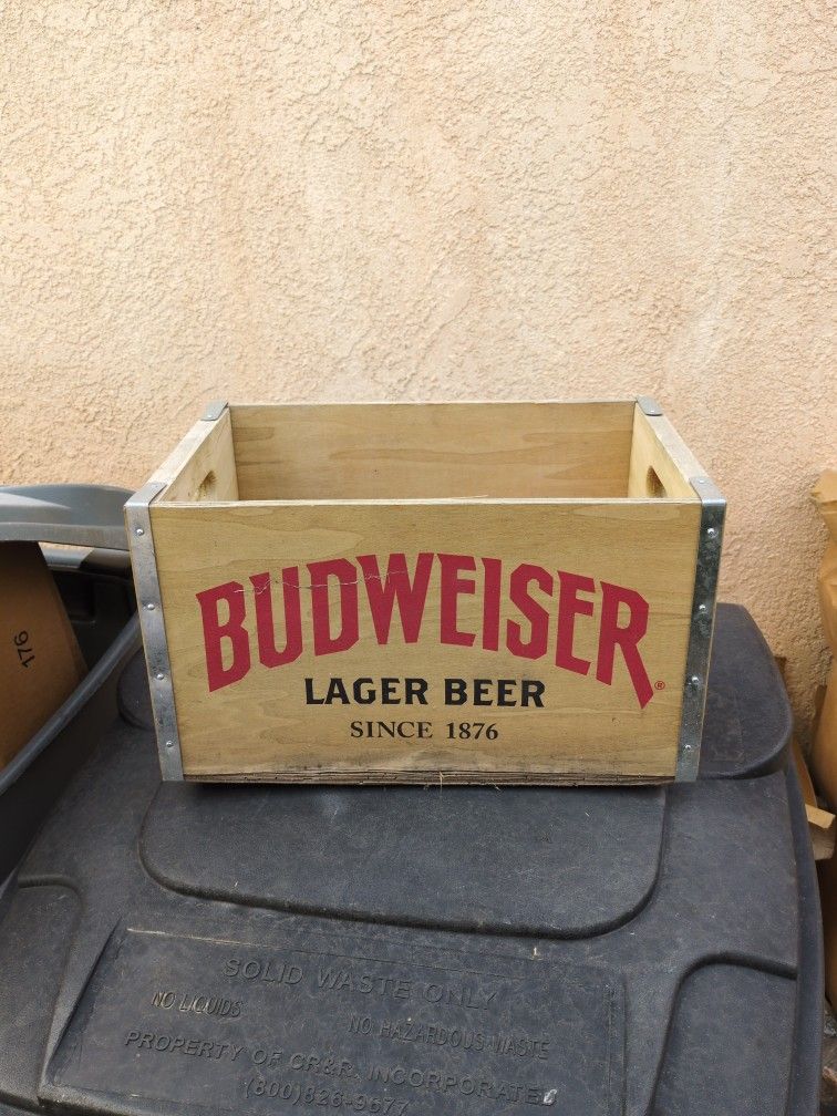 Budweiser Wood Crate