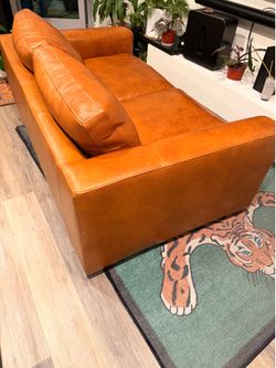 Leather couch
