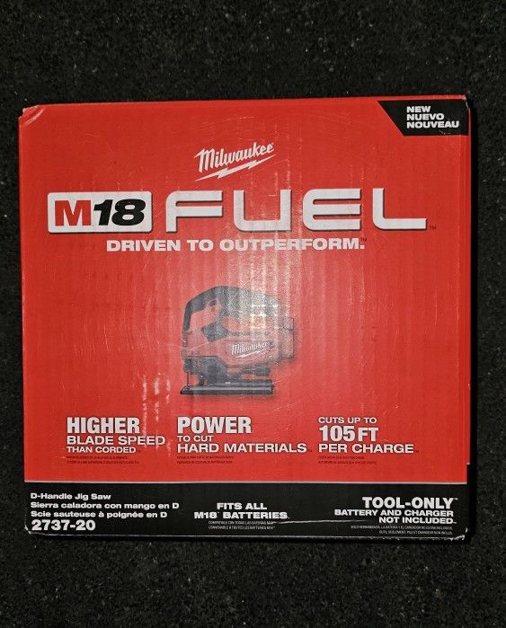 Milwaukee
M18 FUEL 18V Lithium-Ion Brushless Cordless Jig Saw (Tool-Only)