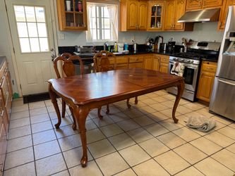 Wood Dining Table 42 x 68 in
