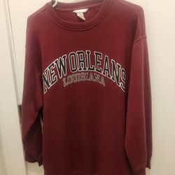 H&M New Orleans Crew Sweater Size Small