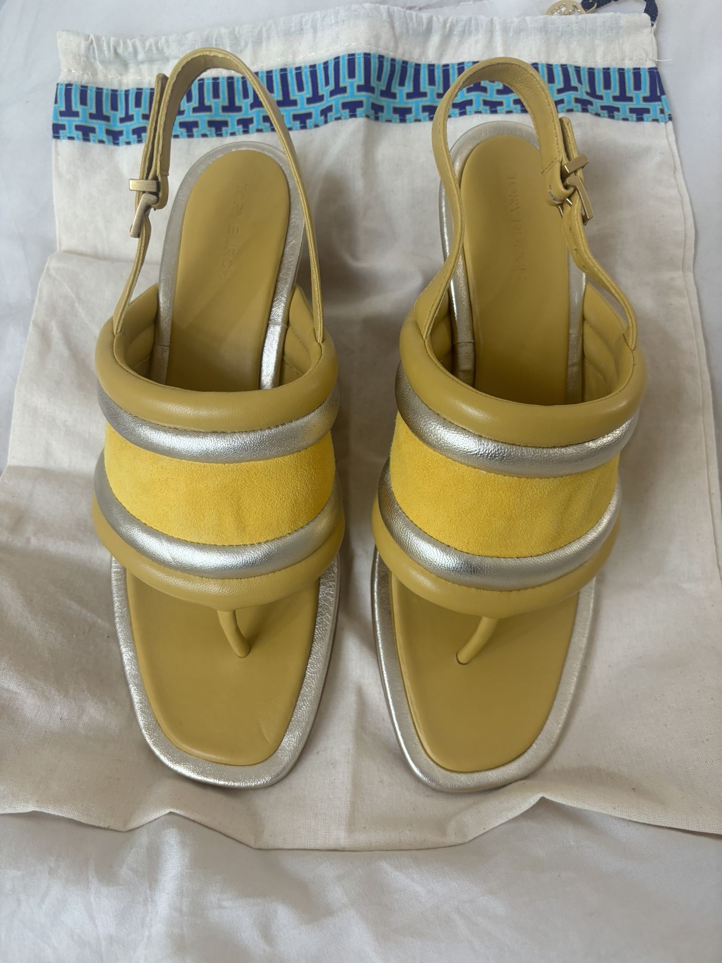 NIB Tory Burch Puffy Wedge Sandals Shoes