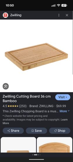 Zwilling Cutting Board 36 cm Bamboo