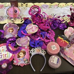 Sofia The First Birthday Decorations 