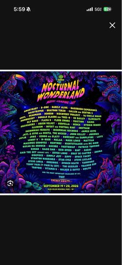 VIP Nocturnal Wonderland