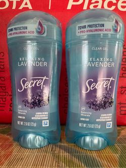 Secret antiperspirant/deodorant - lavender scent