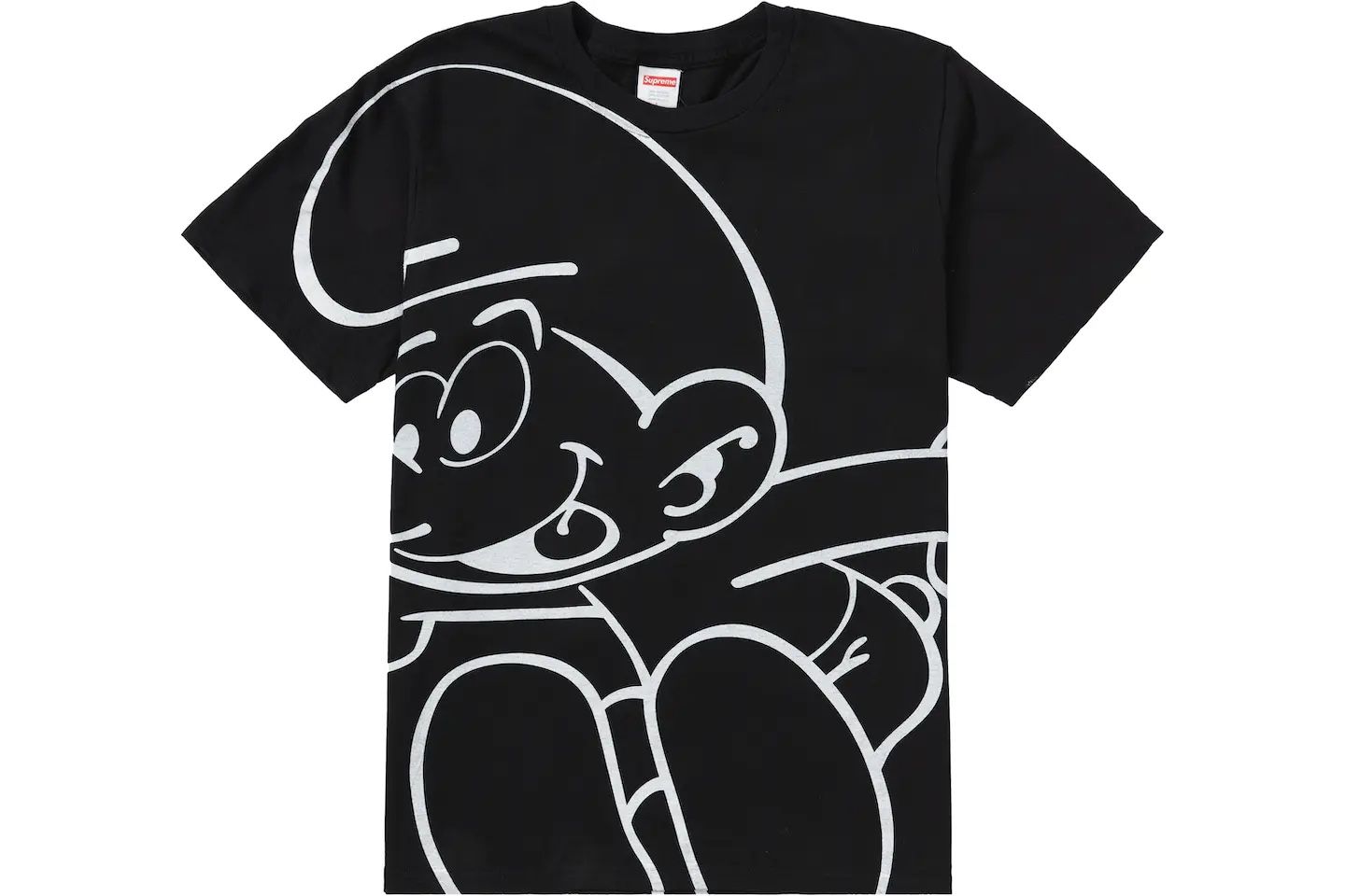 Supreme smurfs tee T-Shirt Black Size M Medium