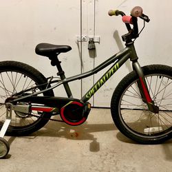 Specialized Riprock 20" Coaster Bike Sterling Grey/Red - Ready To Ride 