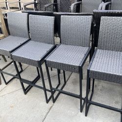 Wicker Barstools