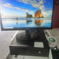 HP EliteDesk 800 G1 SFF Desktop with Intel Core i5-4th Gen @3.20Ghz, 16gb Ram, 256gb SSD, Windows 10, Microsoft Office Package.