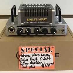 Hotone Nano Legacy Eagles Heart 5 Watt Guitar Amplifier Head New 