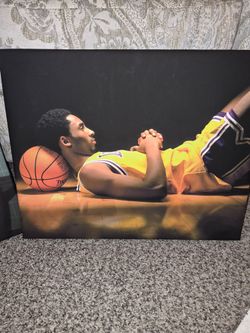 Kobe Bryant #8 Lakers jersey Canvas Wall Art