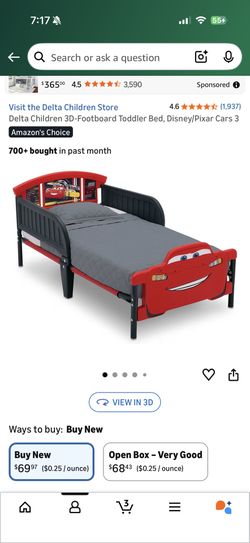 Cars Twin Bed For Kids