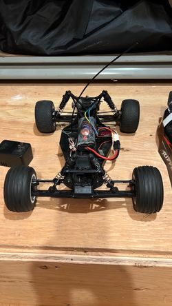 RC Car Chassis with Motor and Electronics