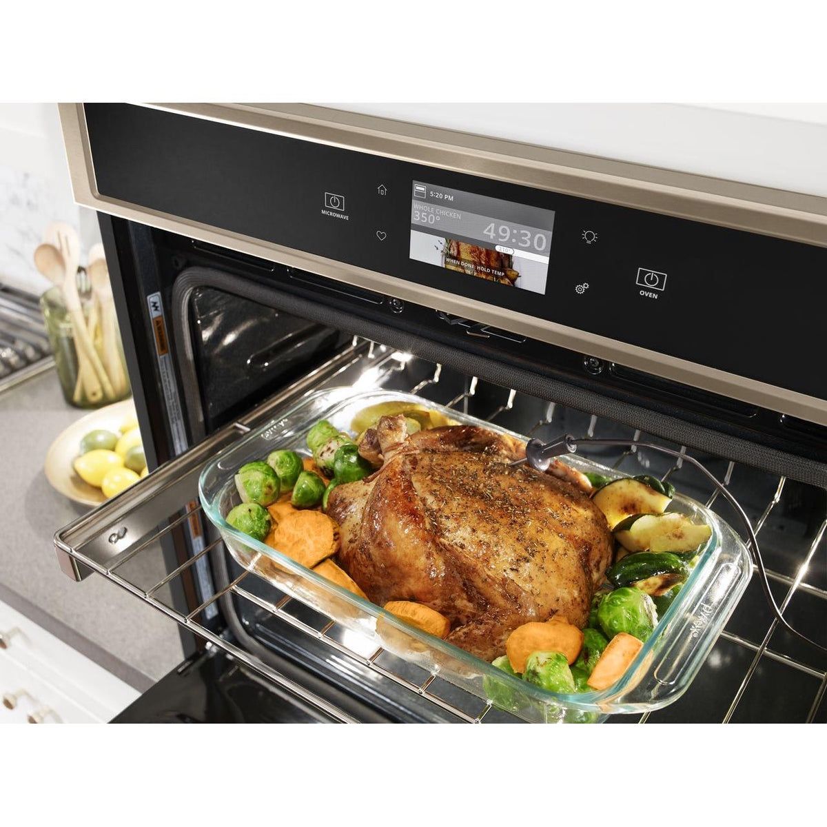 Whirlpool Smart 30-inch Single Electric Wall Oven WOSA2ECOHN