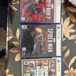 PS5 Spider Man , Spider Man 2 , Grand theft Auto